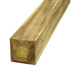 Green UC3u Treated Sawn Fence Post UK FSC 150 X 150 X 2400mm