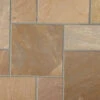 Marshalls Standard Indian Sandstone Paving Slabs Brown Multi 610 X 610mm (EUNS2101200)