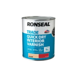Ronseal Trade Quick Drying Interior Varnish Clear Gloss 2.5 Litres (38556)