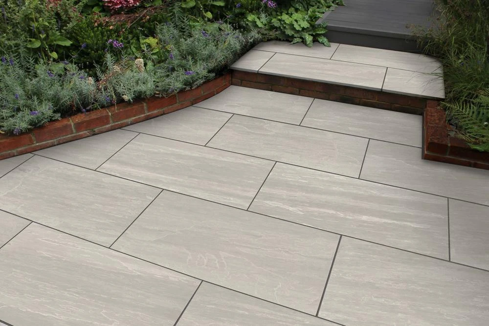 Talasey Cava Stone Kandla Grey Porcelain Paving 900 x 600 x 20mm Talasey Cava Stone Kandla Grey Porcelain Paving 900 X 600 X 20mm -Howarth Timber Shop Cava Stone Kandla Grey