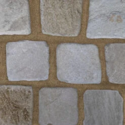 Talasey Cobblestone Pewter Sandstone Cobble Paving Project Pack X 25-50mm (15m2)