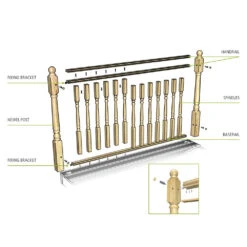 Cheshire Moulding Core Deck Universal Rail UC3u Treated Pine 1795 X 75 X 38mm (DHNEW1.8) -Howarth Timber Shop DHNEW1.8 CROP.jpg 48597.1755754162