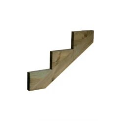 Cheshire Mouldings Pine Decking UC3 Treated 3 Tread String 872 X 250 X 48mm (DS3)