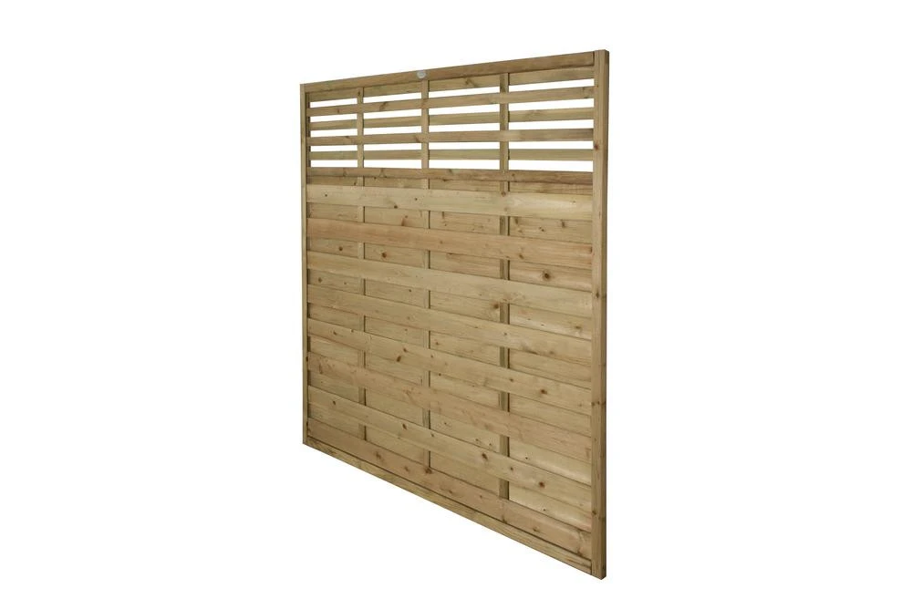 Forest Garden Kyoto Fence Panel Pressure Treated Decorative Panel 1800 x 1800mm (5 Pack) Forest Garden Kyoto Fence Panel Pressure Treated Decorative Panel 1800 X 1800mm (5 Pack) -Howarth Timber Shop ECP18 3.jpg 71977.1755752908