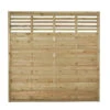 Forest Garden Kyoto Fence Panel Pressure Treated Decorative Panel 1800 X 1800mm (5 Pack)