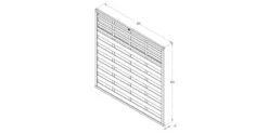 Forest Garden Kyoto Fence Panel Pressure Treated Decorative Panel 1800 X 1800mm (5 Pack) 6 Forest Garden Kyoto Fence Panel Pressure Treated Decorative Panel 1800 X 1800mm (5 Pack) -Howarth Timber Shop ECP18 7.jpg 00065.1755752908