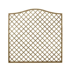 Forest Garden Europa Hamburg Garden Screen Pressure Treated Decorative Panel 1800 X 1800mm (4 Pack)