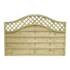 Forest Garden Europa Prague Fence Panel Pressure Treated Decorative Panel 1800 X 1200mm (4 Pack)