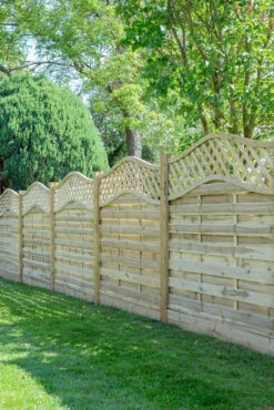 Grange Elite Meloir Decorative (4ft) Fence Panel Green PEFC 1800 X 1500 X 40mm (ELTMLPAN15)