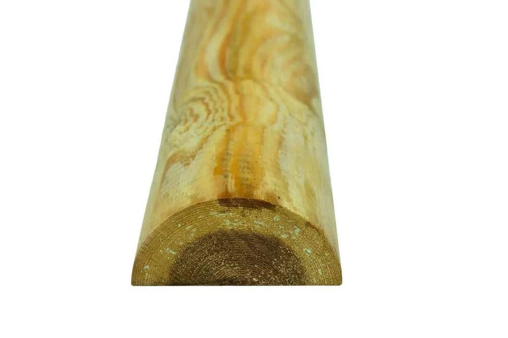 Machine Half Round Pole Post UC3 Treated Green Redwood Kiln Dried FSC 100 x 3660mm Machine Half Round Pole Post UC3 Treated Green Redwood Kiln Dried FSC 100 X 3660mm -Howarth Timber Shop F10GR 1.jpg 08027.1755743629