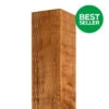 Brown Incised Fence Post UC4 Treated Timber FSC 75 X 75 X 2400mm