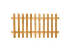 Forest Garden Pale Picket Fence Panel (6x3) 1830 X 900mm (4 Pack)
