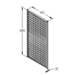 Forest Garden Premium Framed Trellis 1800 X 900mm (6 Pack) -Howarth Timber Shop FRTREL63 Drawing 5.jpg 72038.1755762964