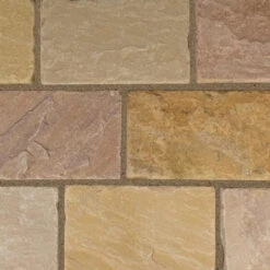 Talasey Fossestone Orchard Sandstone Block Paving Project Pack X 50mm (8.50m2)