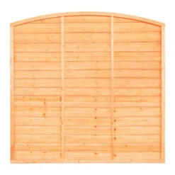 Grange Superior Bow Top Lap (6ft) Fence Panel Golden Brown PEFC 1830 X 1800 X 40mm (GSLBT6)