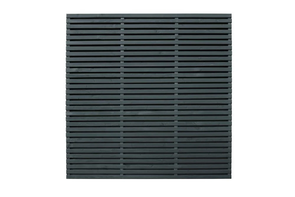Forest Garden Contemporary Double Slatted (6ft) Fence Panel Grey Painted 1800 x 1800mm (3 Pack) Forest Garden Contemporary Double Slatted (6ft) Fence Panel Grey Painted 1800 X 1800mm (3 Pack) -Howarth Timber Shop GYVENHHM6 4.jpg 24715.1755742474