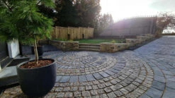 Talasey Cobblestone Silver Setts Granite Cobble Paving 200 X 100 X 100mm (5-6m2)