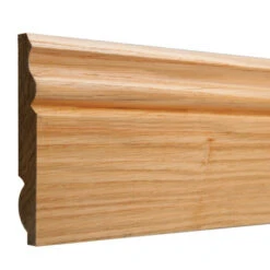 Dual Torus & Ogee Oak Skirting Board 25 X 175mm