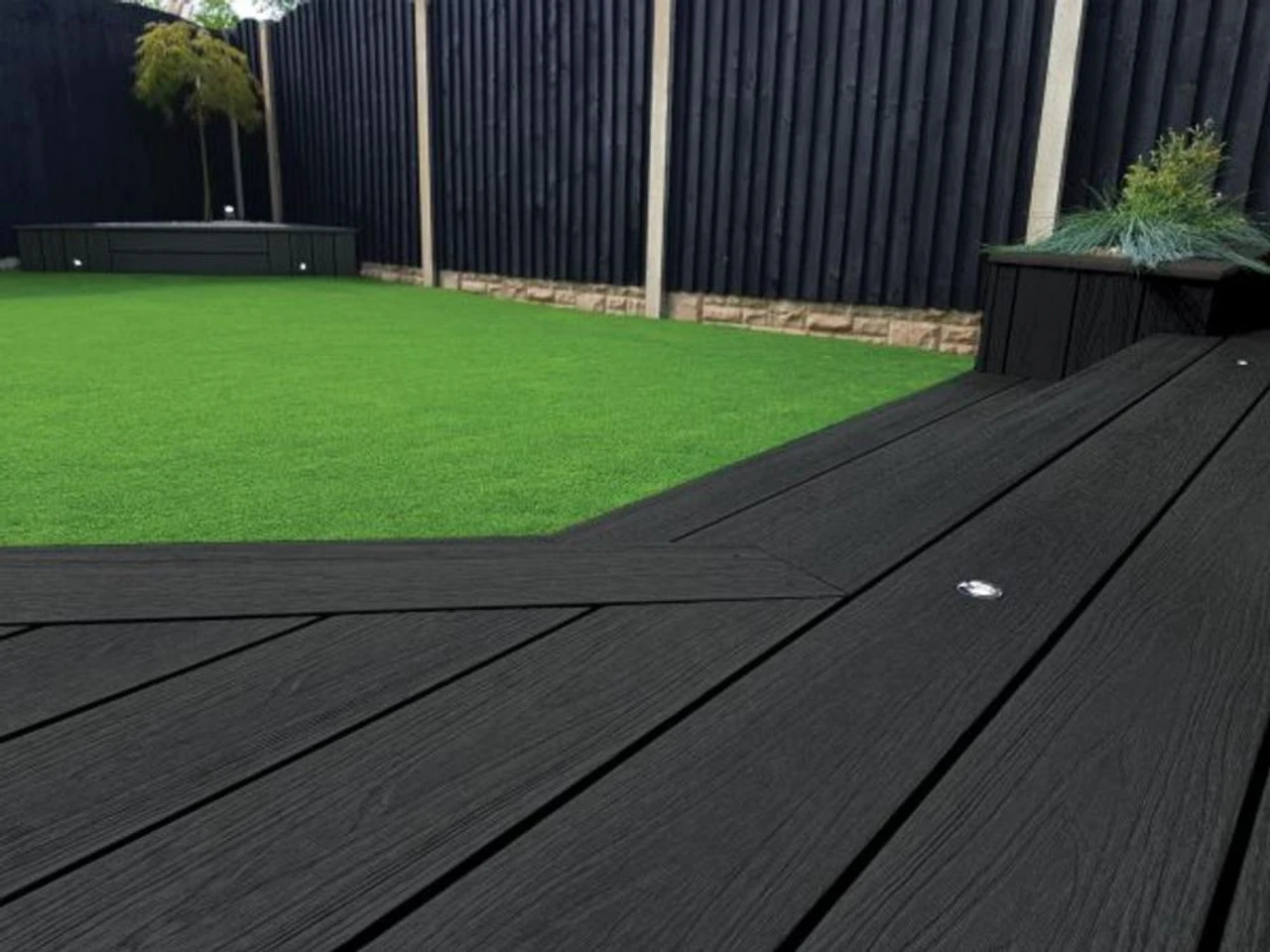 Talasey Hunter Composite Decking Boards Anthracite 136 x 25 x 3600mm Talasey Hunter Composite Decking Boards Anthracite 136 X 25 X 3600mm -Howarth Timber Shop Hunter20