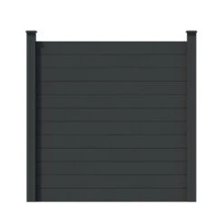 ArborFence Dark Grey Composite Fence Panels (6 Pack)