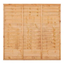 Grange Superior Lap Pressure Treated (6ft) Fence Panel Golden Brown PEFC 1828 X 1800 X 40mm (GSL6)