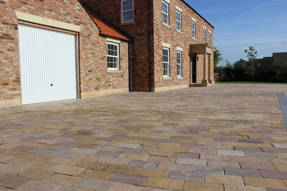Talasey Fossestone Orchard Sandstone Block Paving Project Pack x 50mm (8.50m2) Talasey Fossestone Orchard Sandstone Block Paving Project Pack X 50mm (8.50m2) -Howarth Timber Shop Orchard Project Pack IMG 01.JPG 77372.1755744478