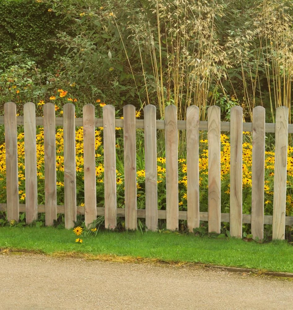 Forest Garden Heavy Duty Pale Palisade (3ft) Fence Panel Pressure Treated 1800 x 900mm (Pack 5) Forest Garden Heavy Duty Pale Palisade (3ft) Fence Panel Pressure Treated 1800 X 900mm (Pack 5) -Howarth Timber Shop PAFE63PTR 2.jpg 64594.1755742448