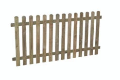 Forest Garden Heavy Duty Pale Palisade (3ft) Fence Panel Pressure Treated 1800 X 900mm (Pack 4)
