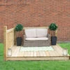 Forest Garden Patio Decking Kit Pressure Treated PEFC 1300 X 2440 X 2500mm