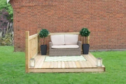 Forest Garden Patio Decking Kit Pressure Treated PEFC 1300 X 2440 X 2500mm