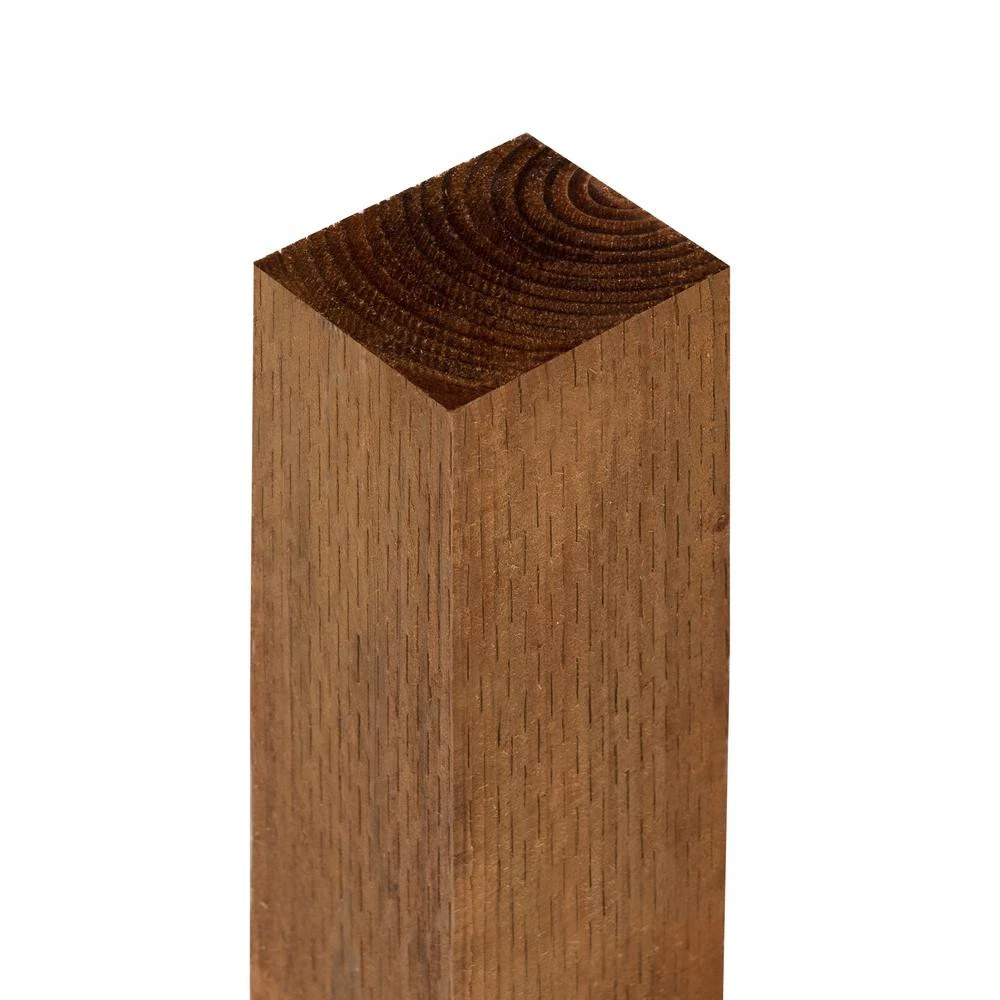 Forest Garden Incised Fence Post Brown 100 x 100 x 2400mm (4 Pack) (8ft) Forest Garden Incised Fence Post Brown 100 X 100 X 2400mm (4 Pack) (8ft) -Howarth Timber Shop PBI48 3.jpg 07326.1755753081