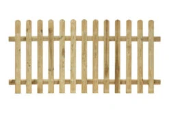 Grange Round Top Palistrade / Picket Style (3ft) Fence Panel Green PEFC 1800 X 900 X 44mm (RTP09)