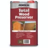 Ronseal Total Wood Preserver Dark Brown 5 Litres (38590)