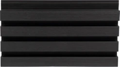 Piranha Shadow Gap Composite Cladding End Fascia Trim Black Carbon 81 X 56 X 3600mm
