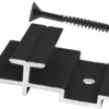 Piranha Shadow Gap Composite Cladding Universal Clip & Screw (100 Pack)