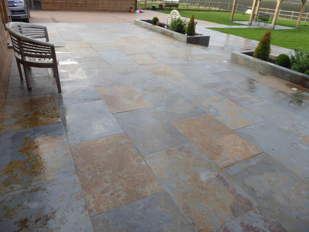 Talasey Premiastone Copper Slate Paving 1200 x 600 x 20mm (14.40m2) Talasey Premiastone Copper Slate Paving 1200 X 600 X 20mm (14.40m2) -Howarth Timber Shop Slate Copper 1200x600 IMG 02.jpg 42220.1755744431