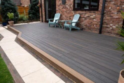 Talasey Terrafuzion Reversible Composite Decking Board Mocha & Espresso 140 X 23 X 3600mm