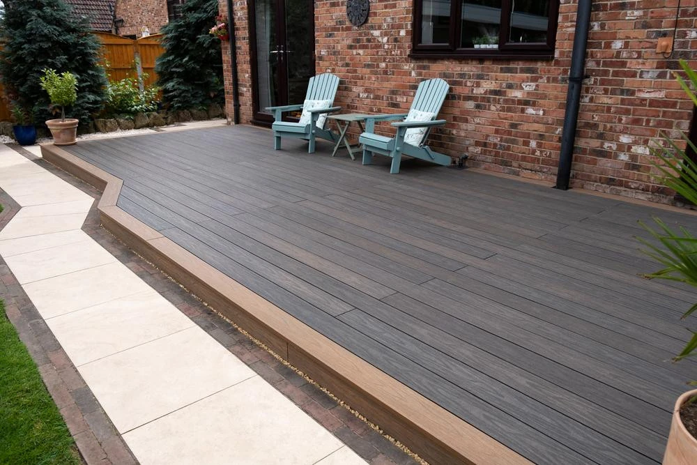Talasey Terrafuzion Reversible Composite Decking Board Mocha & Espresso 140 x 23 x 3600mm Talasey Terrafuzion Reversible Composite Decking Board Mocha & Espresso 140 X 23 X 3600mm -Howarth Timber Shop Terrafuzion20 20Espresso20with20Mocha.jpg 61924.1755744320
