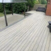 Piranha Terrafuzion Reversible Composite Decking Board Sandstone & Island Mist 140 X 23 X 3600mm