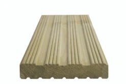 Timber Decking UC3u Treated Reversible Reeded Or Grooved 32 X 125 X 3300mm