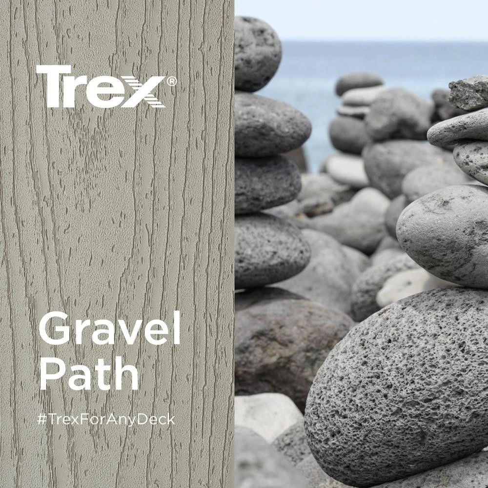 Trex Composite Decking Transcend Square Board New Gravel Path 25 x 140 x 4880mm Trex Composite Decking Transcend Square Board New Gravel Path 25 X 140 X 4880mm -Howarth Timber Shop