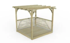 Forest Garden Ultima Pergola And Decking Kit 2.4 X 4.8m