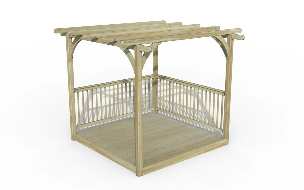 Forest Garden Ultima Pergola and Decking Kit 2.4 x 4.8m Forest Garden Ultima Pergola And Decking Kit 2.4 X 4.8m -Howarth Timber Shop UPDCK88V3.jpg 25860.1755762798