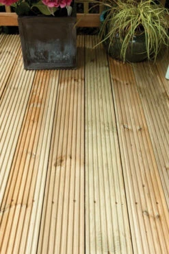 Forest Garden Value Decking Board PEFC 2400 X 120 X 19mm (10 Pack)