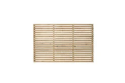 Forest Garden Fence Panel Contemporary Single Slatted Pressure Treated Panel 1800 X 1200mm (5 Pack)