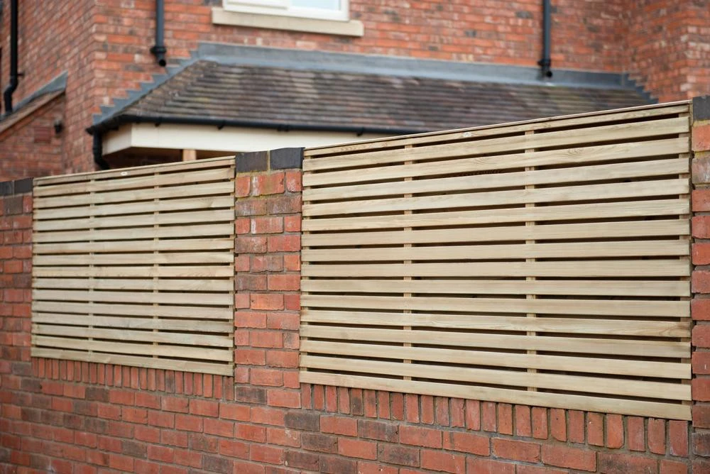 Forest Garden Fence Panel Contemporary Double Slatted Pressure Treated Panel 1800 x 900mm (4 Pack) Forest Garden Fence Panel Contemporary Double Slatted Pressure Treated Panel 1800 X 900mm (4 Pack) -Howarth Timber Shop VENHHM3 2.jpg 34371.1755762756