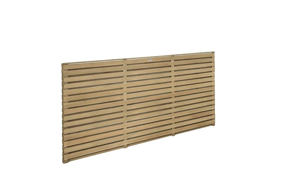 Forest Garden Fence Panel Contemporary Double Slatted Pressure Treated Panel 1800 x 900mm (4 Pack) Forest Garden Fence Panel Contemporary Double Slatted Pressure Treated Panel 1800 X 900mm (4 Pack) -Howarth Timber Shop VENHHM3 4.jpg 31626.1755762756