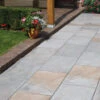 Talasey Premiastone York Mix Flamed Sandstone Paving 900 X 600 X 20mm (18.00m2)