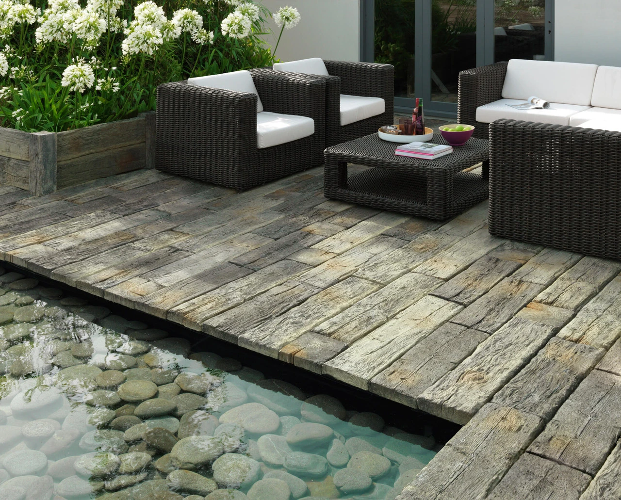 Woodstone Sleep Concrete Paving Driftwood 900 x 225mm (40 Pack) Woodstone Sleep Concrete Paving Driftwood 900 X 225mm (40 Pack) -Howarth Timber Shop